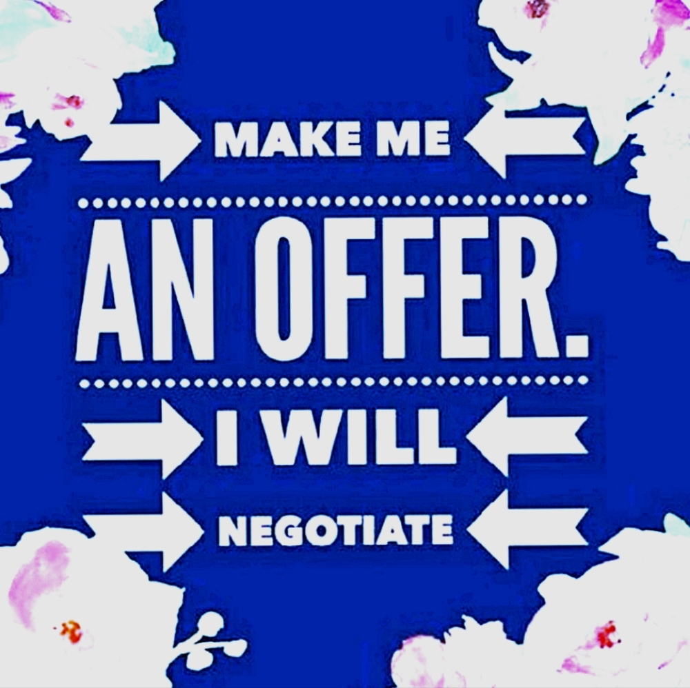 All offers considered